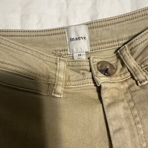 Maeve Beige Casual Pants
